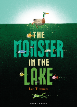 book cover for The Monster in the Lake