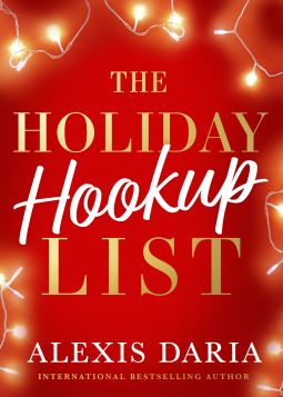 book cover for The Holiday Hookup List