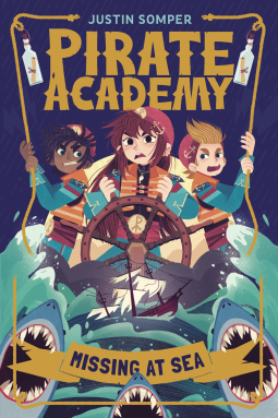 book cover for Pirate Academy: Missing at Sea