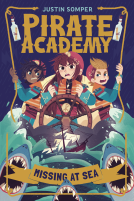 book cover for Pirate Academy: Missing at Sea