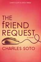 book cover for The Friend Request