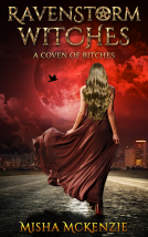 book cover for RavenStorm Witches