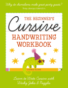 book cover for The Beginner's Cursive Handwriting Workbook
