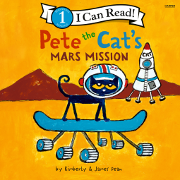 book cover for Pete the Cat's Mars Mission