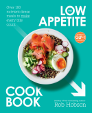 book cover for The Low Appetite Cookbook