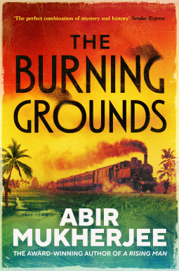 book cover for The Burning Grounds
