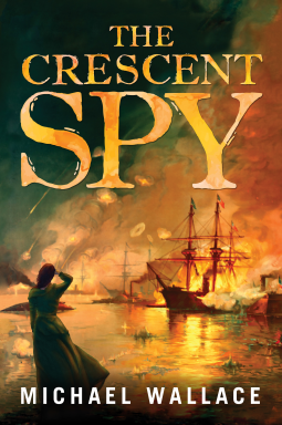 book cover for The Crescent Spy