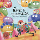 book cover for El tesoro de los dinosaurios