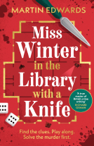 book cover for Miss Winter in the Library with a Knife