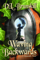book cover for Waving Backwards