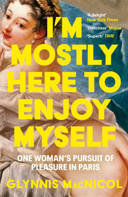 book cover for I'm Mostly Here to Enjoy Myself