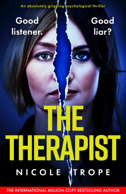 book cover for The Therapist