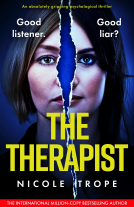 book cover for The Therapist