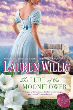book cover for The Lure of the Moonflower