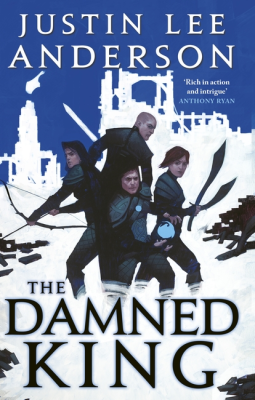 book cover for The Damned King