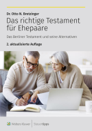 Buchcover für Das richtige Testament für Ehepaare