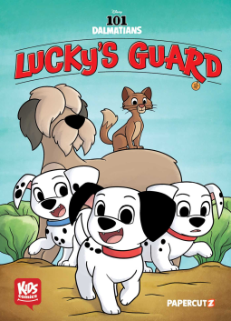 book cover for Kids Comics: 101 Dalmatians: Lucky's Guard