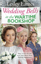 book cover for Wedding Bells at the Wartime Bookshop