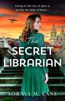 book cover for The Secret Librarian