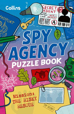 book cover for Spy Agency Puzzle Book – The Risky Rescue