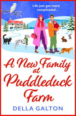book cover for A New Family at Puddleduck Farm
