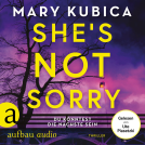 Buchcover für She’s Not Sorry – Du könntest die Nächste sein