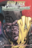 book cover for Star Trek/Planet of the Apes: The Primate Directive