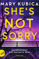 Buchcover für She’s Not Sorry – Du könntest die Nächste sein