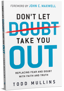 book cover for Don't Let Doubt Take You Out