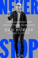 book cover for Never Stop