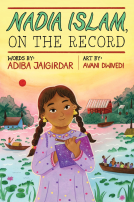 book cover for Nadia Islam, on the Record