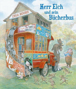 Buchcover für Herr Elch und sein Bücherbus