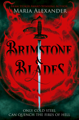 book cover for Brimstone & Blades