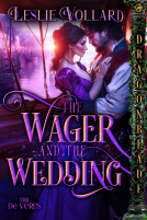 book cover for The Wager and the Wedding