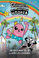 book cover for Quinnelope and the Unicorn Utopia