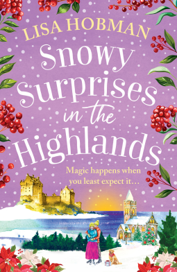 book cover for Snowy Surprises in the Highlands