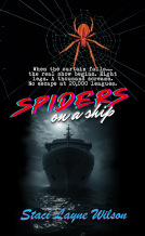 book cover for Spiders on a Ship
