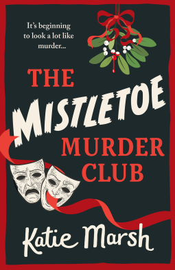 book cover for The Mistletoe Murder Club