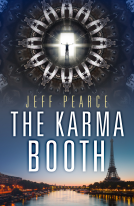 book cover for The Karma Booth