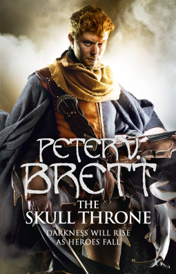 book cover for The Skull Throne