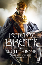 book cover for The Skull Throne