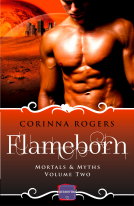 book cover for Mortals & Myths (2) – Flameborn