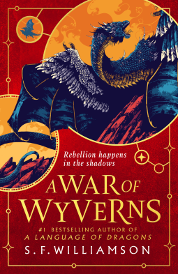 book cover for A WAR OF WYVERNS