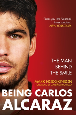 book cover for Being Carlos Alcaraz
