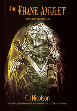 book cover for The Thane Amulet