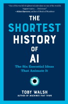 book cover for The Shortest History of AI