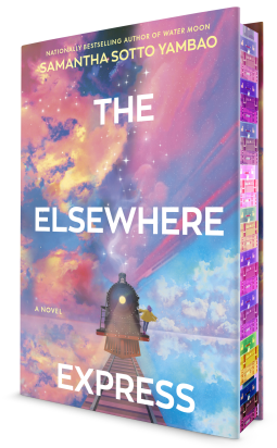 book cover for The Elsewhere Express