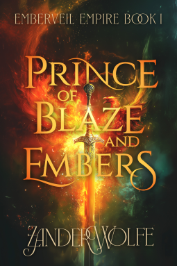 book cover for Prince of Blaze and Embers