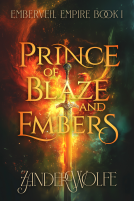 book cover for Prince of Blaze and Embers