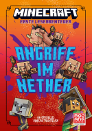 Buchcover für Minecraft Erste Leseabenteuer. Angriff im Nether